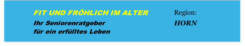 FIT UND FRÖHLICH IM ALTER

Ihr Seniorenratgeber
für ein erfülltes Leben
